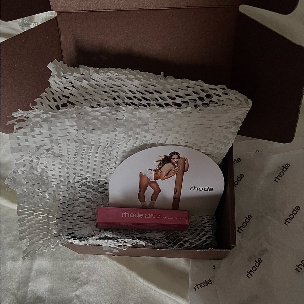Rhode Pink Lip Product in Box
